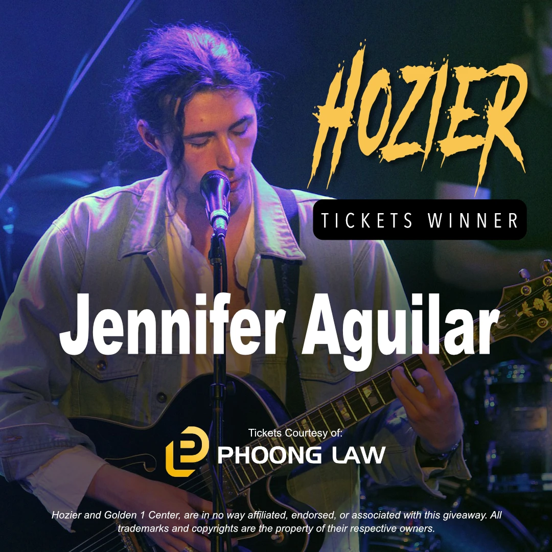 Hozier Free Tickets Sweepstakes Winner