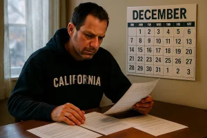 Por qué no debería esperar hasta enero para presentar su reclamación por lesiones en California